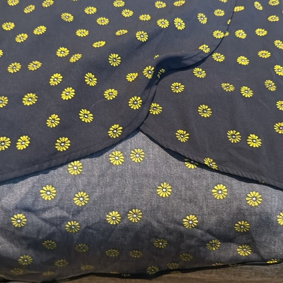 J. Crew Floral Faux Wrap Midi Skirt, Size small - Picture 4 of 12